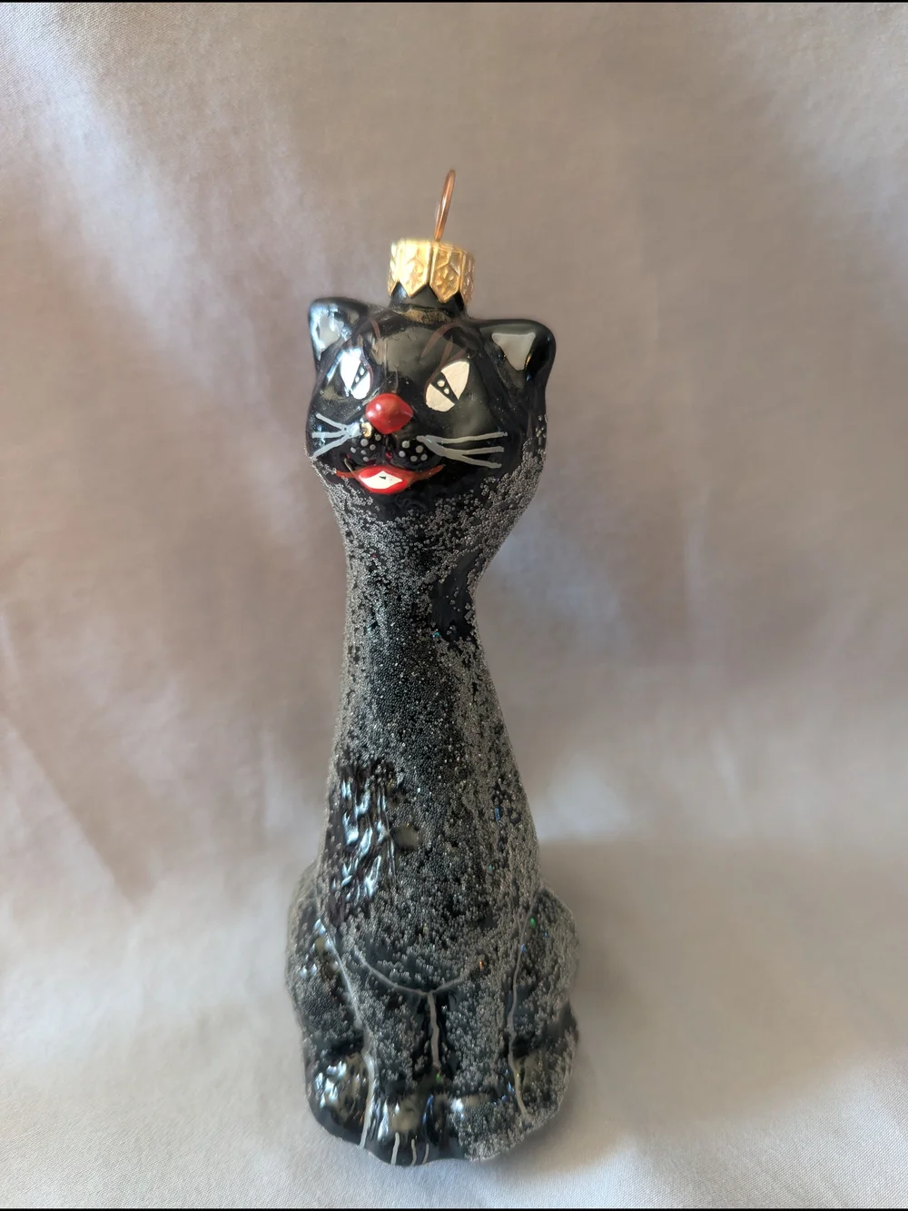 Christopher Radko Sabrina #97-1990-0 Black Cat Ornament Halloween